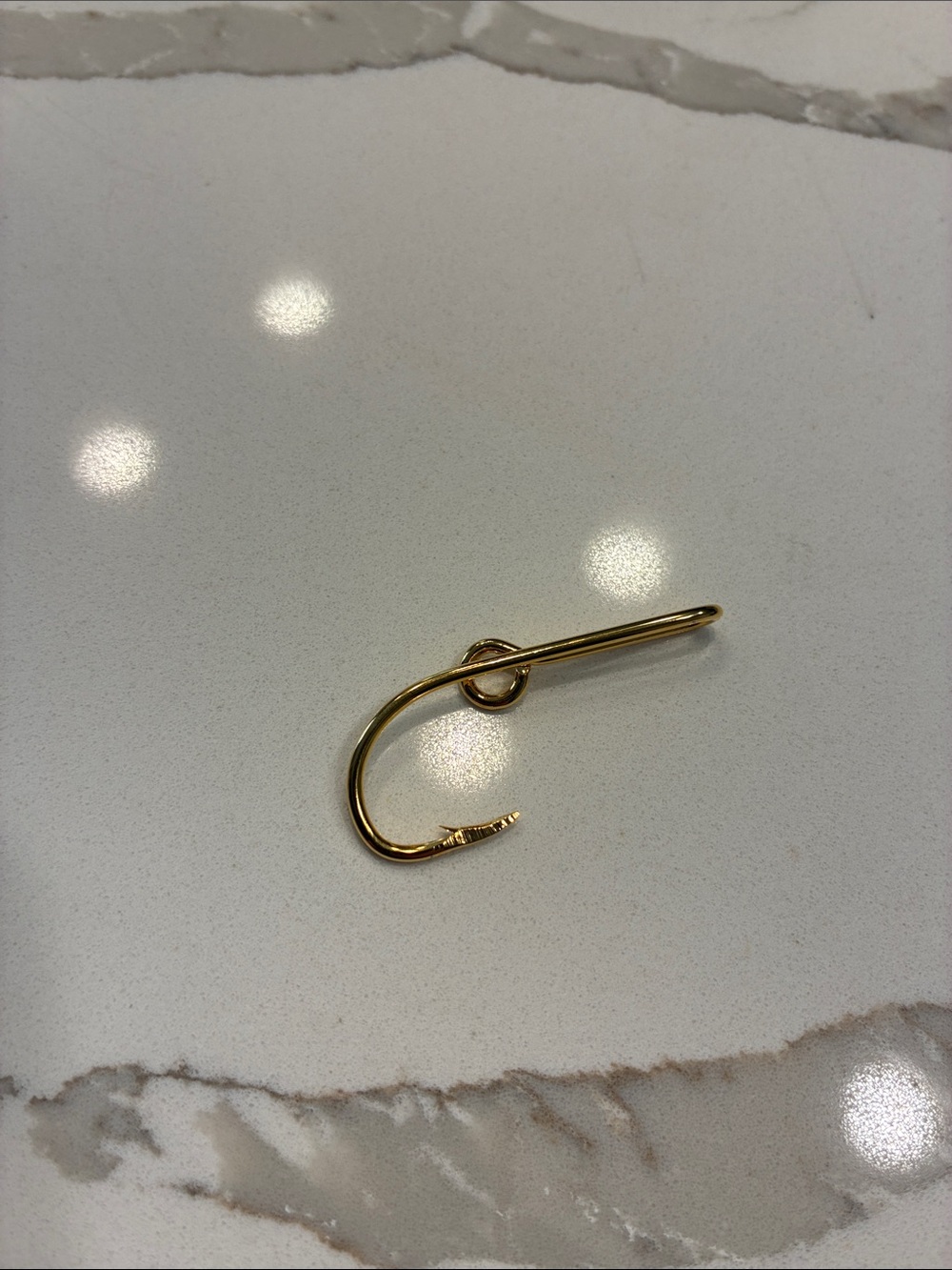 Gold Hat Hook